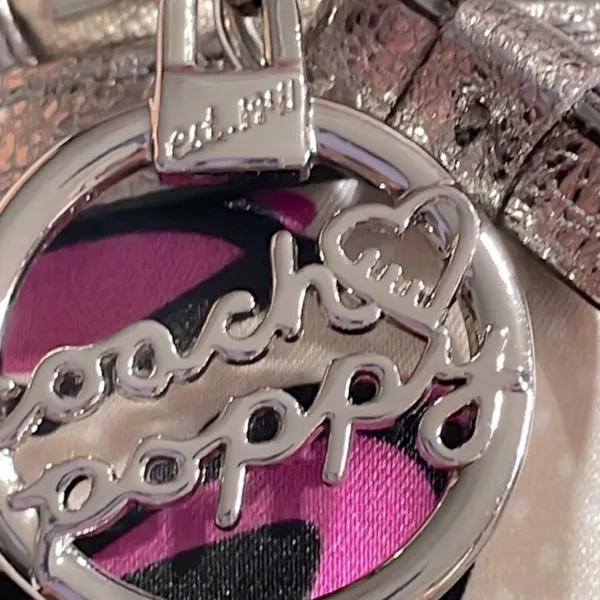 Coach Poppy Floral Pop Art Print Satchel Bag - Image 5