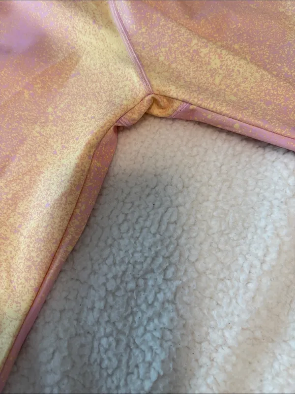 adidas Pink and Gold Shimmer Bike Shorts - Image 6