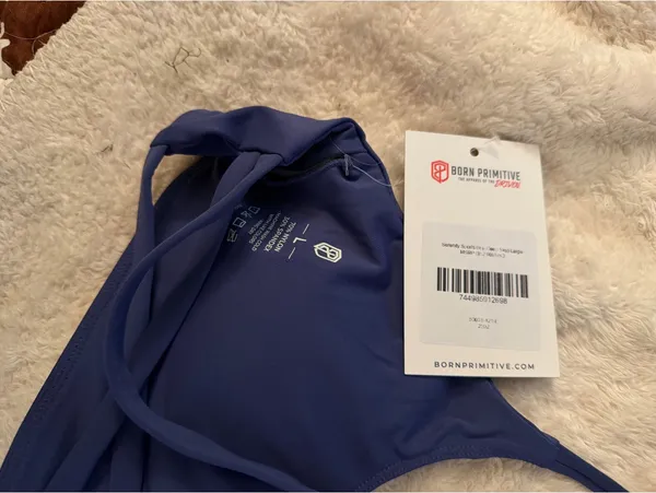 Born Primitive Sports Bra Blue Size L - Image 2