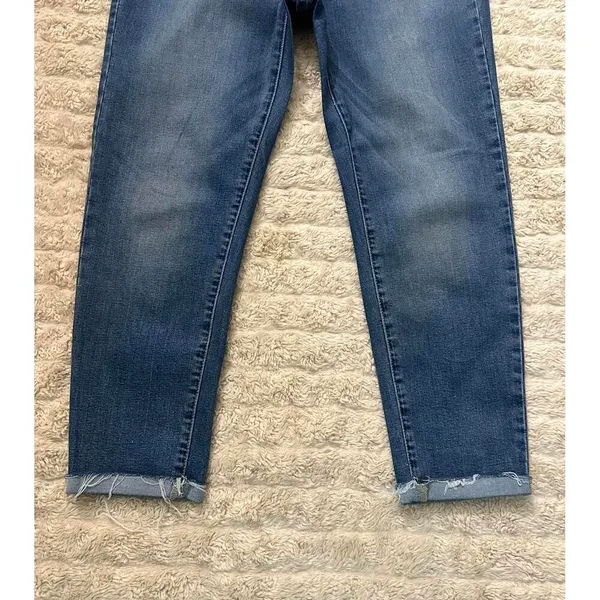 KanCan medium wash high-rise button fly cropped jeans Size 31 - Image 7