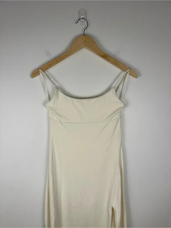 Aritzia Wilfred New‎ Dreamweaver Slit Tie Back Midi Dress Women’s Sz S - Image 2