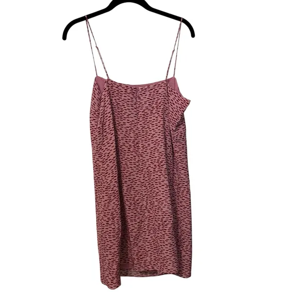 Reformation Pink Red Zephyra Lip Mini Dress Size 8 - Image 4