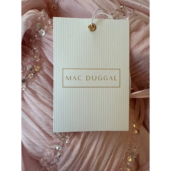 NWT Mac Duggal 68096 Pink Strapless‎ High Low Gown Sz 6 $498 - Image 5