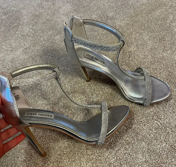 Steve Madden Sparkly Prom Homecoming Heels - Image 5