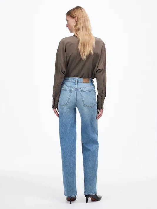 Madewell The Perfect Vintage Wide-Leg Emrose Wash Size 14W - Image 5