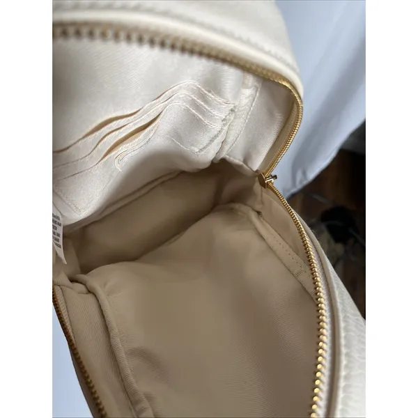 Universal Threads Crossbody Bag Womens Small Light Beige Zip Pockets Adjustable - Image 6