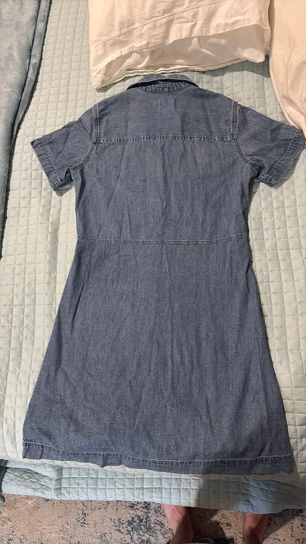 Madewell Jean Dress Short Sleeve - Image 4