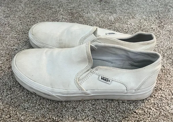 Vans White Size Women 7.5 - Image 4