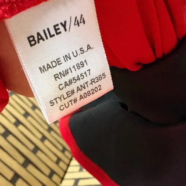 Anthropologie Bailey 44 Red Dress Size Medium - Image 8