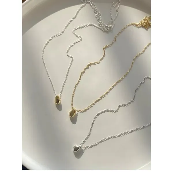 Teardrop Pendant Necklace,‎ Gold Plated Sterling Silver Jewelry, 16-18” - Image 13