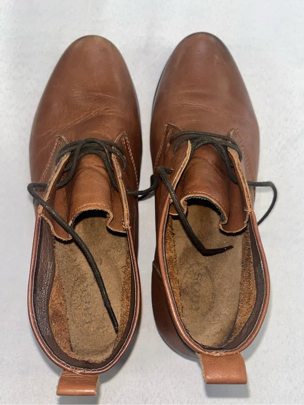 Taos Robin Ankle Brown Leather Lace Up Women’s Shoes Boots Size 8-8.5 EU 39 - Image 8