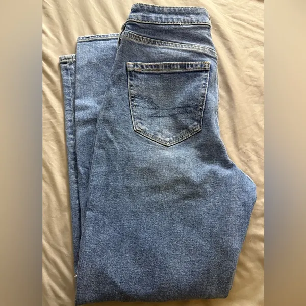 American Eagle Outfitters Women's Blue Jeans‎ Size 6 - Image 3
