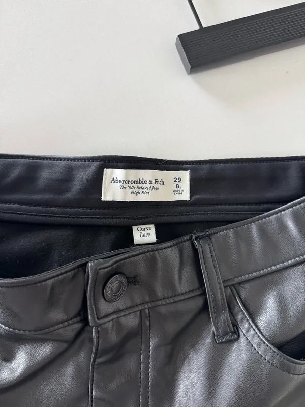 Abercrombie &fitch leather pants - Image 3