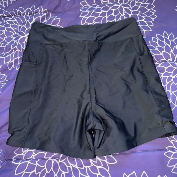 Black Biker Shorts NEW Size M - Image 3