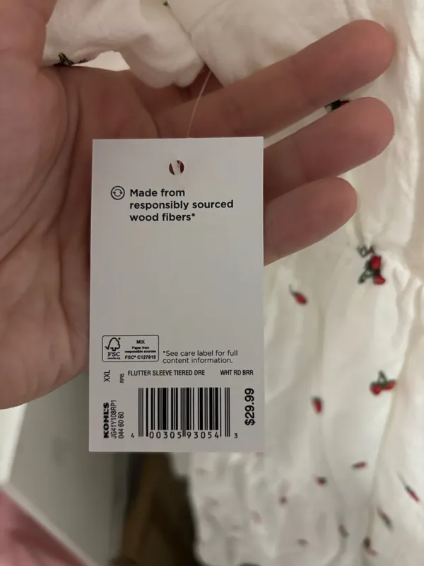 Strawberry printed dress - Image 7