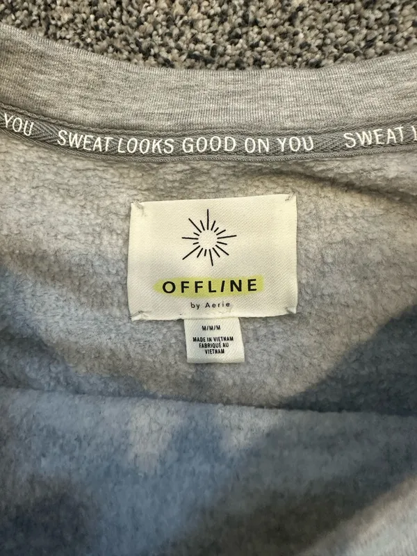 Aerie cropped crew neck sweater - Image 2