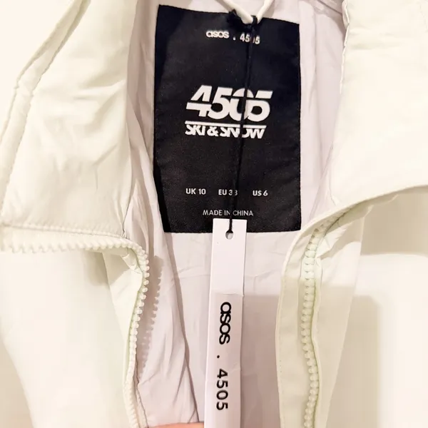 NWT ASOS 4505 Petite ski bootcut ski suit in sage Size US 6 - Image 4