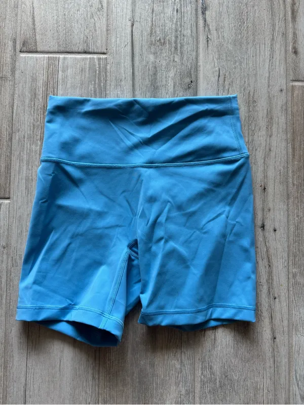Lululemon Wunder Train No Line High-Rise Short 6" In Ocean Wave Size 8 NWOT - Image 6