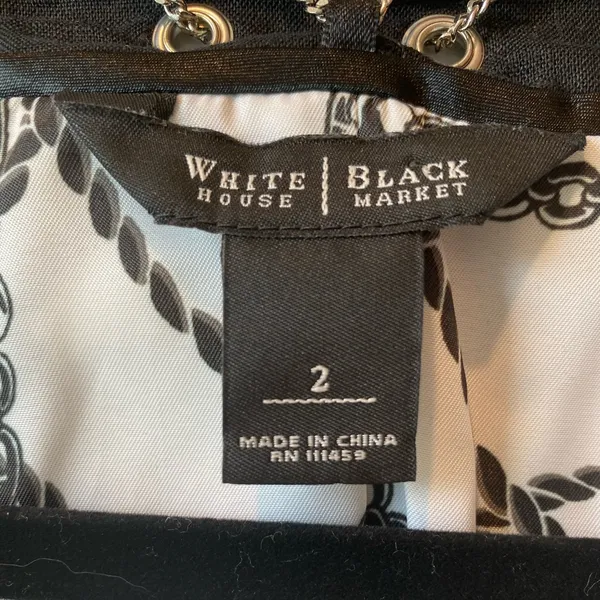 White House Black Market Tweed Blazer Size 2 - Image 2