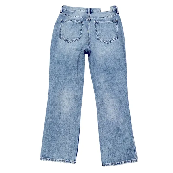 Pistola Revolve High Waisted Rise Distressed Denim Blue Jeans 29 - Image 3