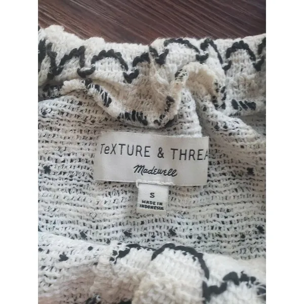 Madewell Cream Textured Tank Size S - Image 2