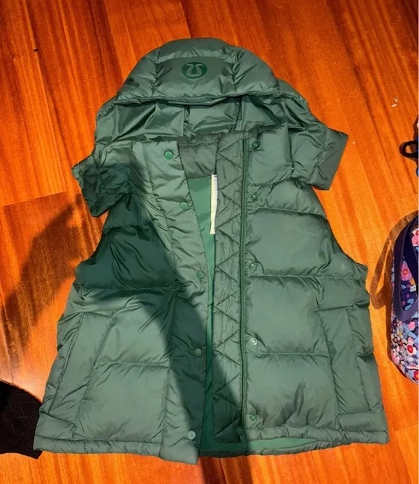 Lululemon wunder puff vest 4 everglade green - Image 2