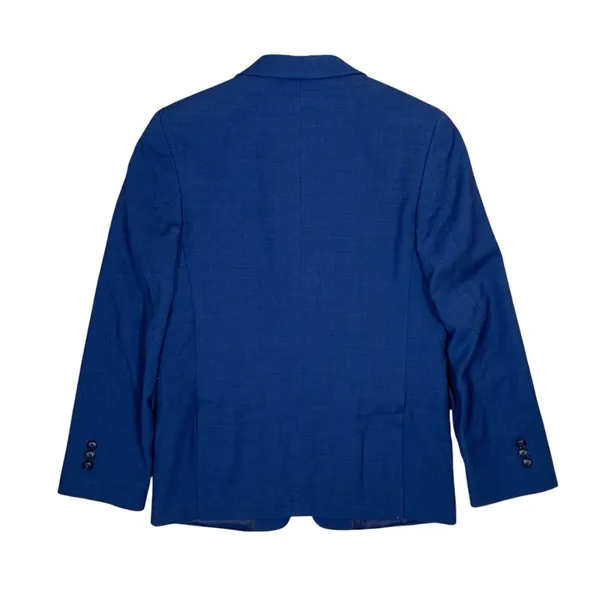 Michael Kors Blue Wool Blazer 16R Tailored Career Office Designer Minimalist‎ - Image 2