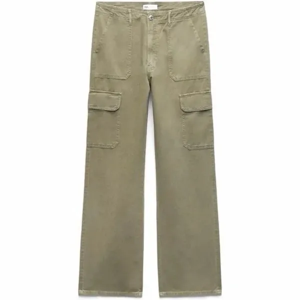 ✨Zara Olive Green Cargo Sz 2 Pants✨ - Image 2