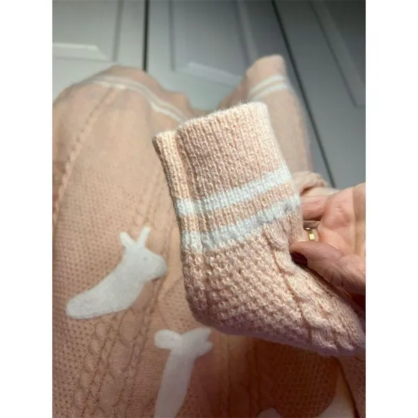Taylor Swift 1989 Women's Pink Cardigan Sweater M Long Sleeve Casual - Image 5