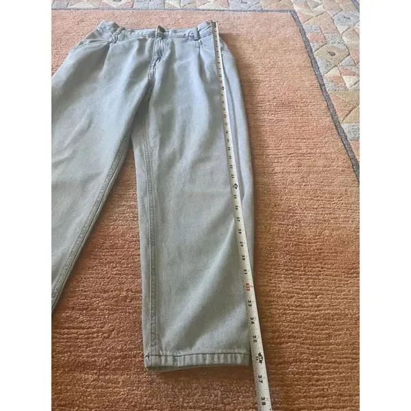 TFS Twentyfourseven Women’s High Rise Mom Jeans Blue Light Wash S/M - Image 5