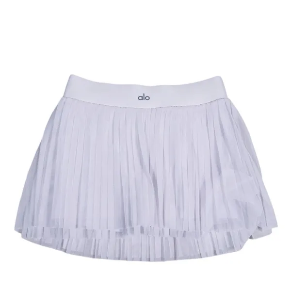 Alo Yoga Flirty Mesh Tennis Skort Size XXS White Pleated Pickleball Golf Sporty - Image 3