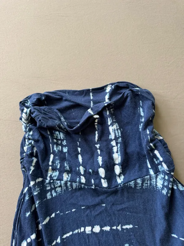 Bohemian Style High Waisted Tie Dye Maxi Skirt - Image 3