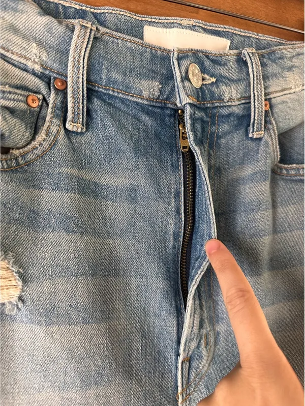 MOTHER Superior High Waisted Rider Skimp Jeans in The Confession Wash Women’s 27 - Image 4