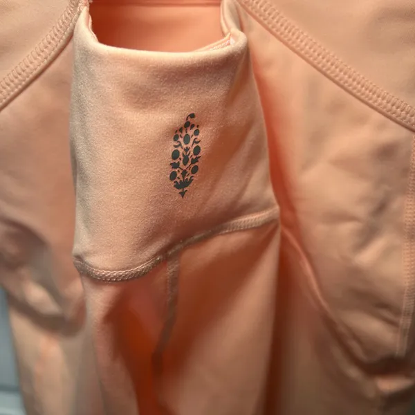 Free‎ People Back It Up Cutout Peach Crisscross Back Jumpsuit Bodysuit Small - Image 4
