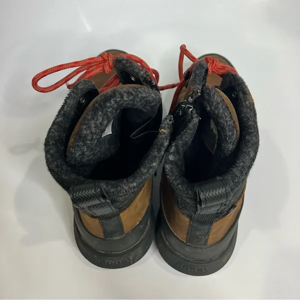 Bogs freedom lace up‎ boots insulated brown leather black womens size 6.5 - Image 6