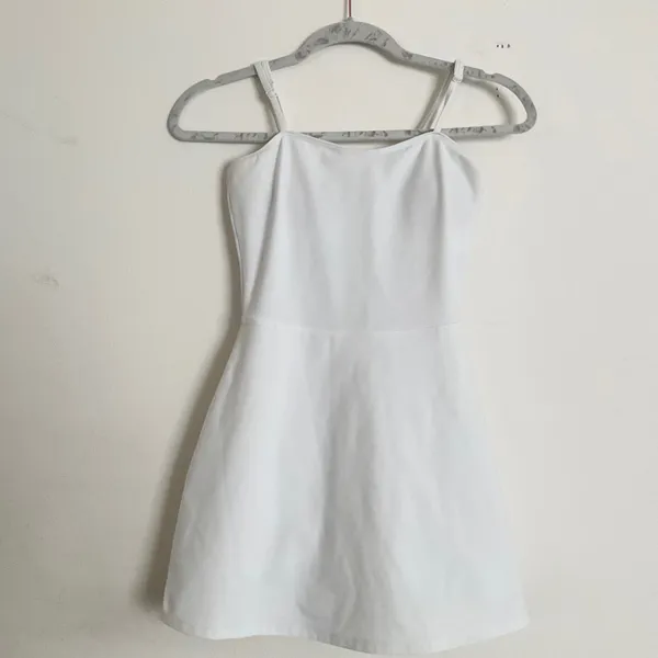 Alo Yoga Alosoft Courtside Tennis Dress White XS - Image 2