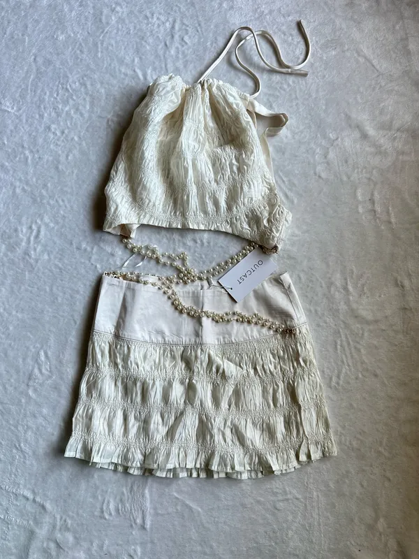 Outcast Clothing Iza Crop Top Iza Skirt Set - Image 6