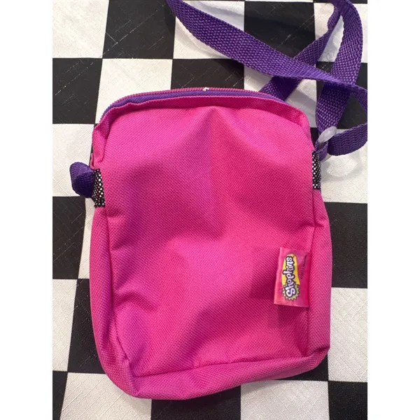 Shopkins Girls Crossbody Bag Purple Pink Kooky Cookie Dlish Donut BFF XOXO Small - Image 4