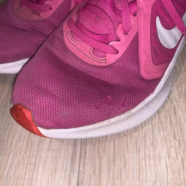 Nike Downshifter 10 Womens Athletic Running Sneaker Shoes Pink/White - Image 6