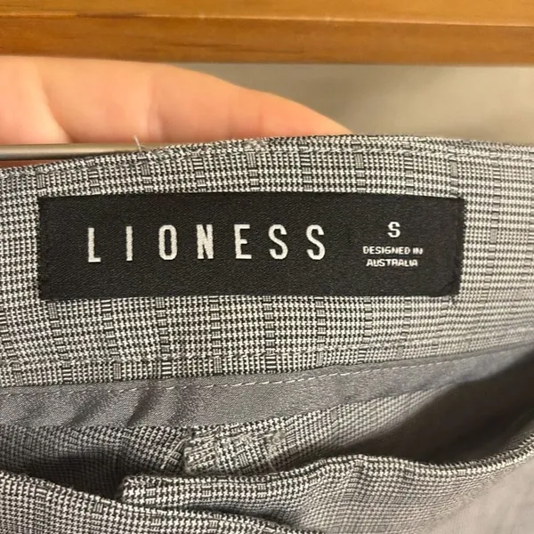 ✨LIONESS BESSETTE SZ SMALL PANT - ONYX GINGHAM✨ - Image 9
