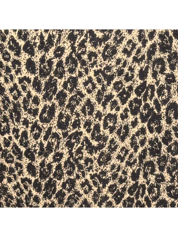 Cynthia Rowley Leopard Print Ruffle Sleeve Dress Size Medium - Image 5
