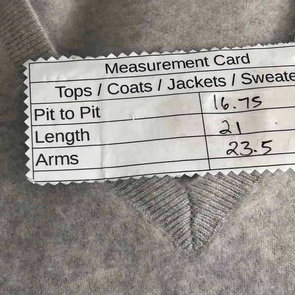 Autograph‎ Cashmere Sweater Gray Small - Image 6