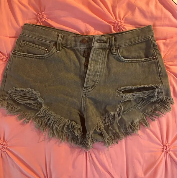 Free People Denim Shorts - Image 4