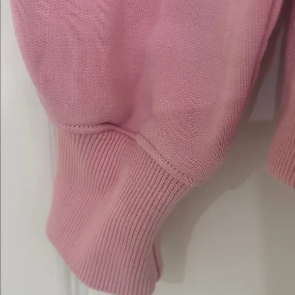 Ami De Coeur-Embroidered Sweatshirt In Pink - Image 6