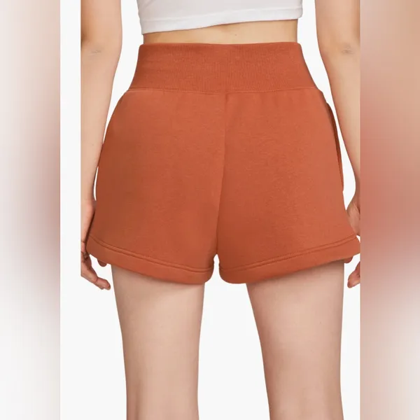 NIKE Women's Athletic Shorts in Rust Size Large - Image 3