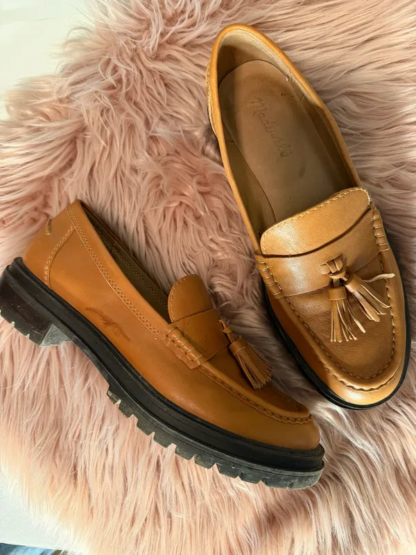Madewell The Bradley Tassel Lugsole Loafer Brown Size 9 - Image 2