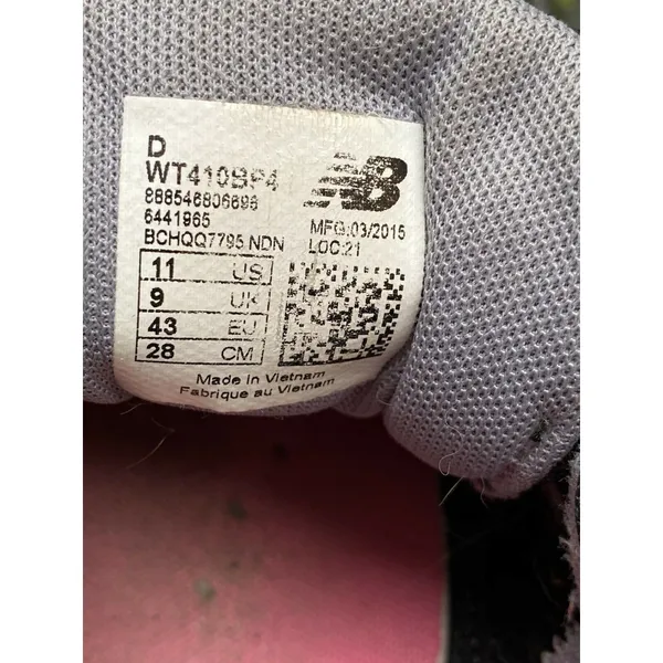 New Balance 410v4 Trail Running Shoes WT410BP4 Black Pink Gray Women's 11‎ D US - Image 9