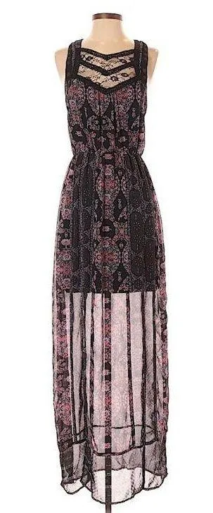Free People Boho Lace Maxi Dress - Image 2