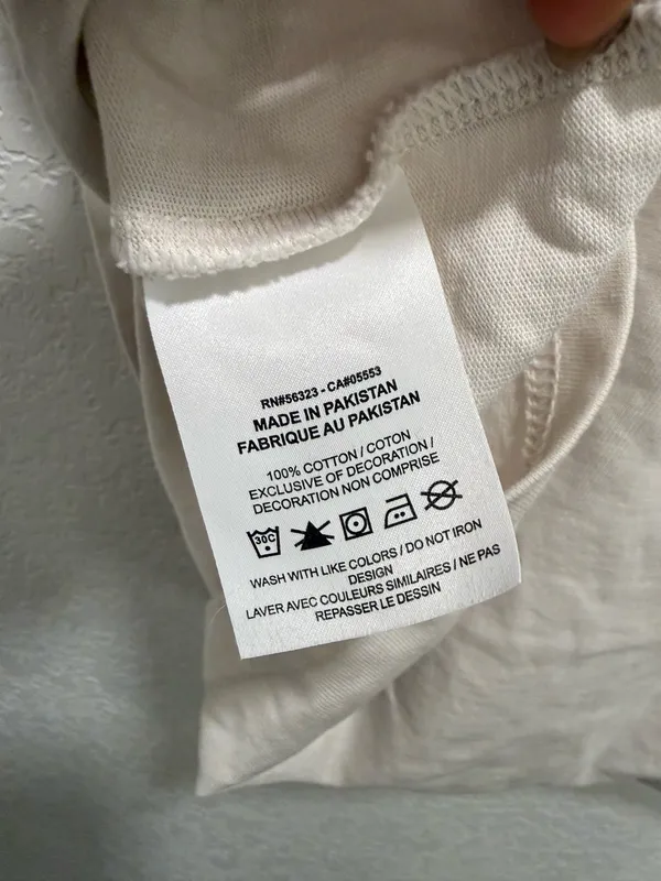 Nike cream white embroidered logo shirt - Image 6
