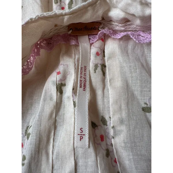 Free People Dainty Ethereal Cottage Bella Mae Midi Dress Vanilla Floral Small - Image 14